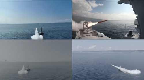 Nouvelles capacités pour la Turquie : premier tir d'un missile KUZGUN-KY par un drone naval turc