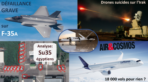 Revue de presse : F-35 interdit de vol, enquête sur les "Su-35 égyptiens" disparus, le drone Reaper dans Barkhane, Lufthansa vole à vide