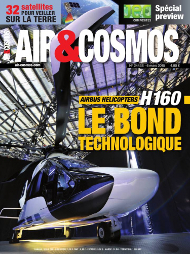Archives numériques : Airbus Helicopters révèle le H160, JEC Composites, dans Air&Cosmos 2443S du 6 mars 2015