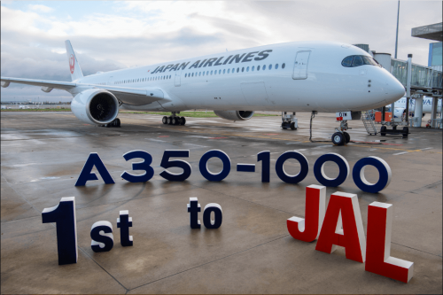 Japan Airlines accueille son premier Airbus A350-1000