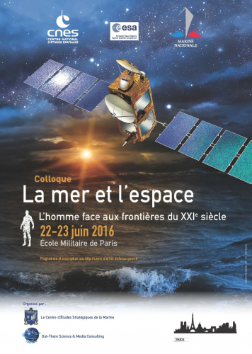 Colloque « L'espace et la mer » les 22 et 23 juin à Paris