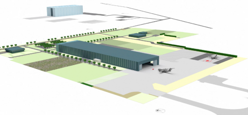 ADS Show : Un hangar pour Airbus A400M à Istres