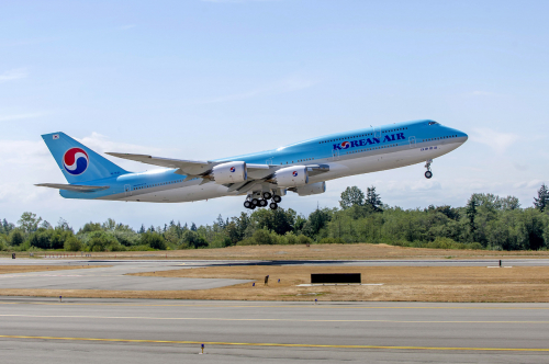 Livraison du premier 747-8 à Korean Air