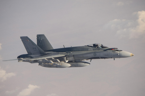 Le Canada prépare le déploiement de ses CF-18 en Lettonie