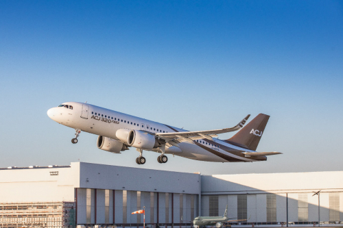 La version corporate de l'A320neo a pris son envol