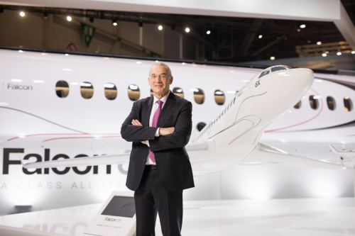 Thierry Betbeze, directeur général de Dassault Falcon Jet