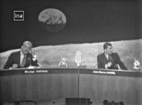 L’écho médiatique d’Apollo 11 en France – 2. A la télévision