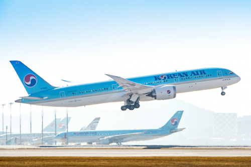Korean Air a inauguré son premier vol international en Boeing 787-9