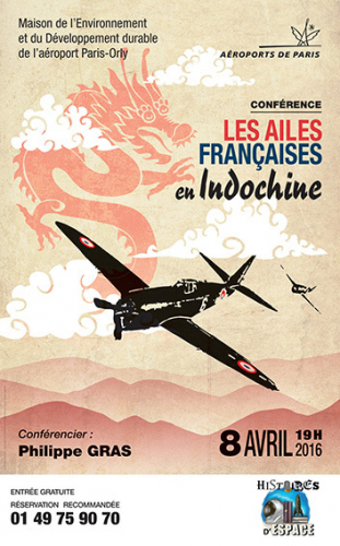 Conférence "Les ailes françaises en Indochine" le 8 avril à Orly