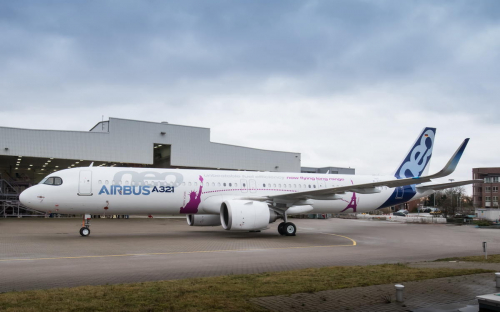 L'Airbus A321neo ACF fait son roll-out à Hambourg