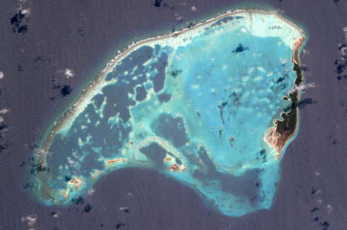La Terre dans l’oeil de Thomas Pesquet #38 : l’archipel de Las Aves, alias l’archipel des oiseaux
