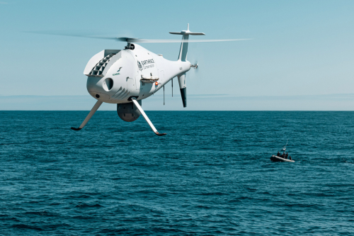 Un nouveau système de drones aériens par Thales et Schiebel pour la royal Navy