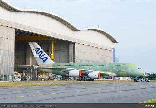 Airbus A380 : le premier d'ANA vers le premier vol