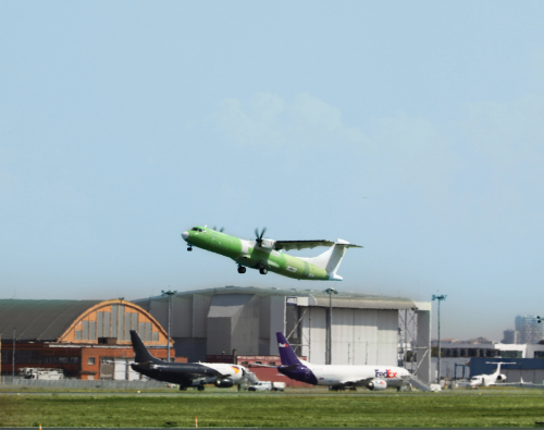 Premier vol pour l'ATR 72-600 cargo