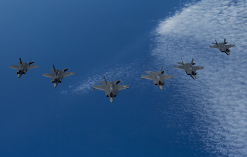 F-35 : conduite d'un exercice multilatéral