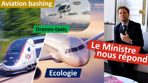 Avion vert, concurrence du train, drones-taxis, filière hydrogène: le Ministre des transports répond à nos questions