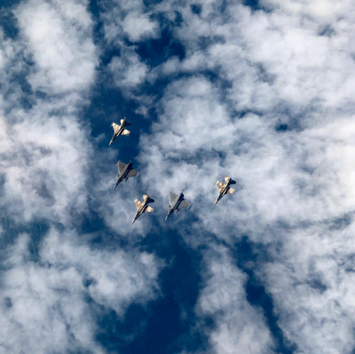 Exercice de combat franco-israélien : Rafale contre F-16I