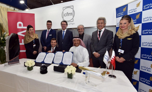 Dubai Airshow 2017 : Gulf Air prend le CFM Leap-1A pour ses A320neo