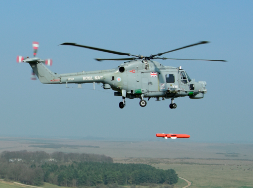 Essai du missile Sea Venom/ANL sur Lynx