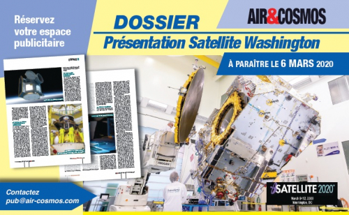 Satellite 2020, présentation du Salon de Washington dans Air et Cosmos du 6 mars