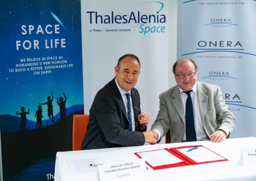 Accord de coopération Onera-Thales Alenia Space