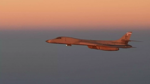 Deux bombardiers stratégiques américains en mission sur le Moyen-Orient