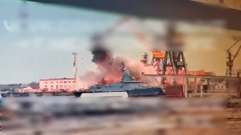 Confirmation en images : la corvette russe Askold détruite à Kertch