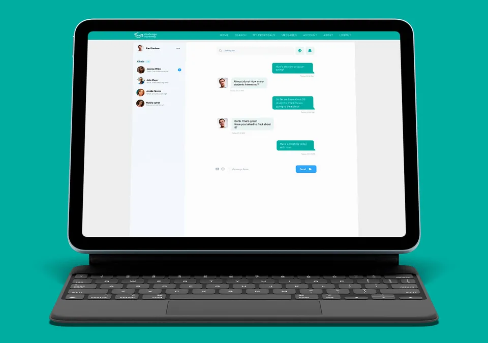 app screen