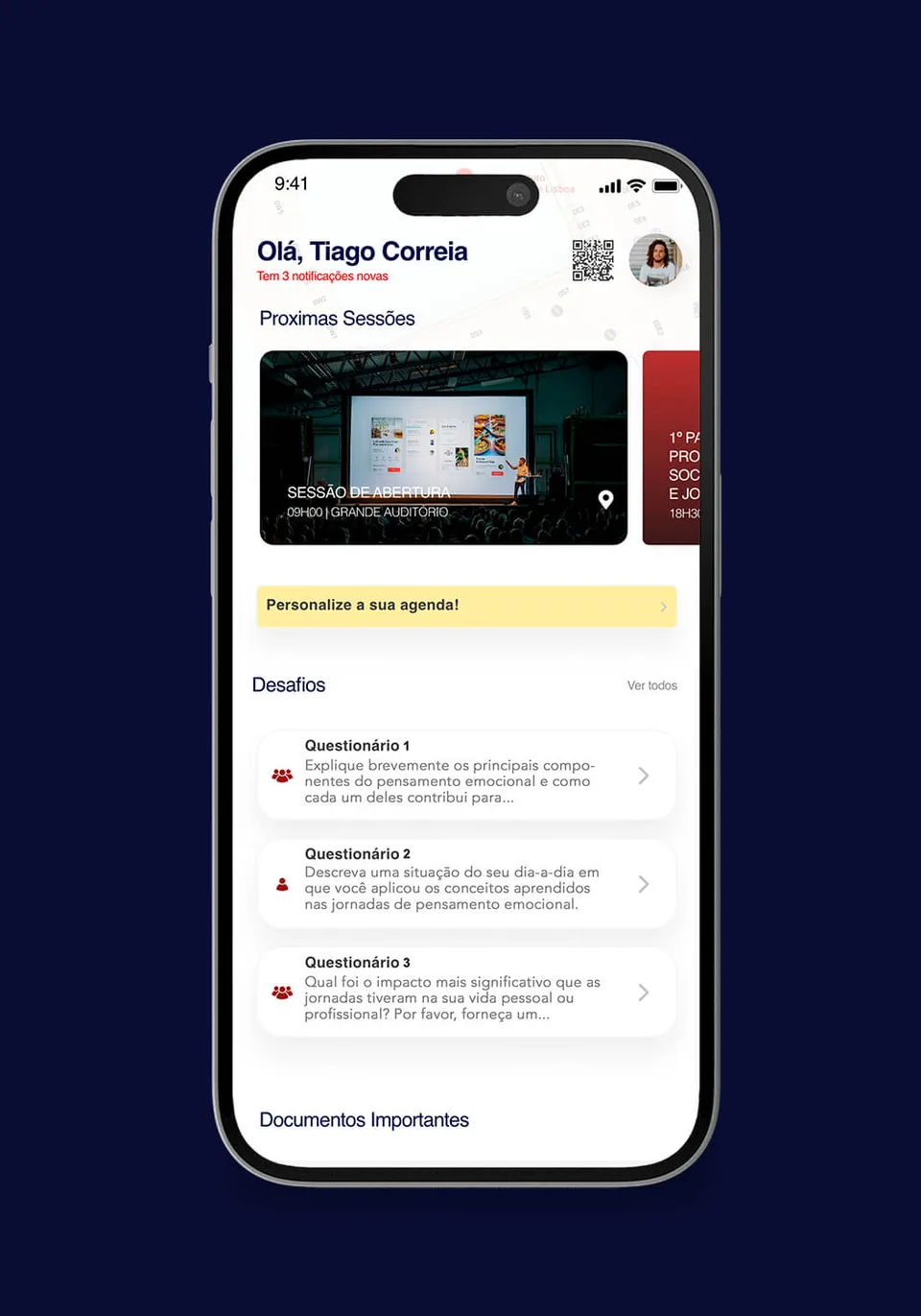 app screen