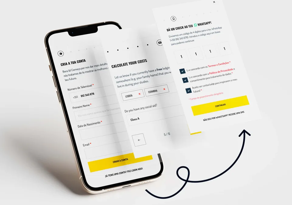 website screen