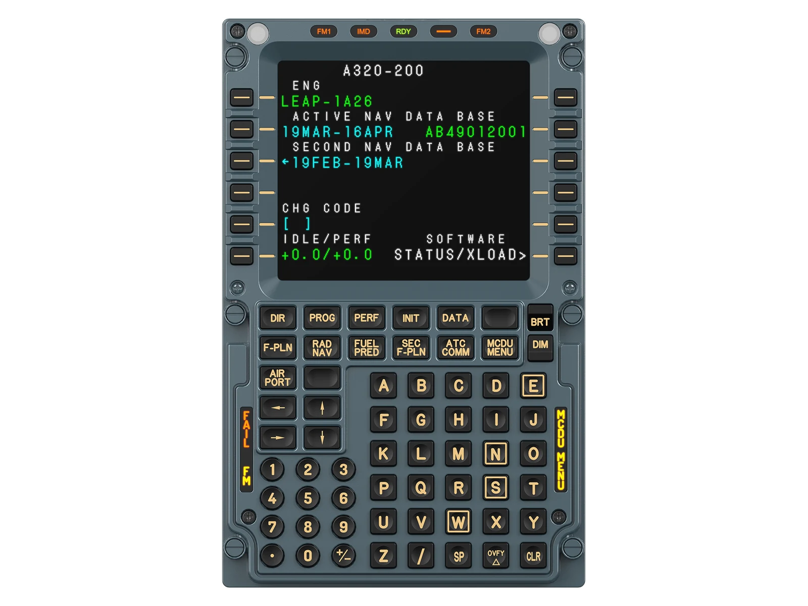 Moza MA3F Flight Computer Display