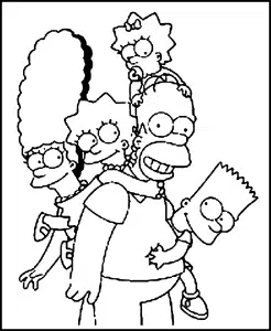 Simpsons ausmalbilder 09