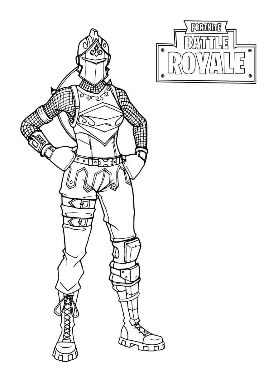 Bring Fortnite coloring pages a new world of shooting games