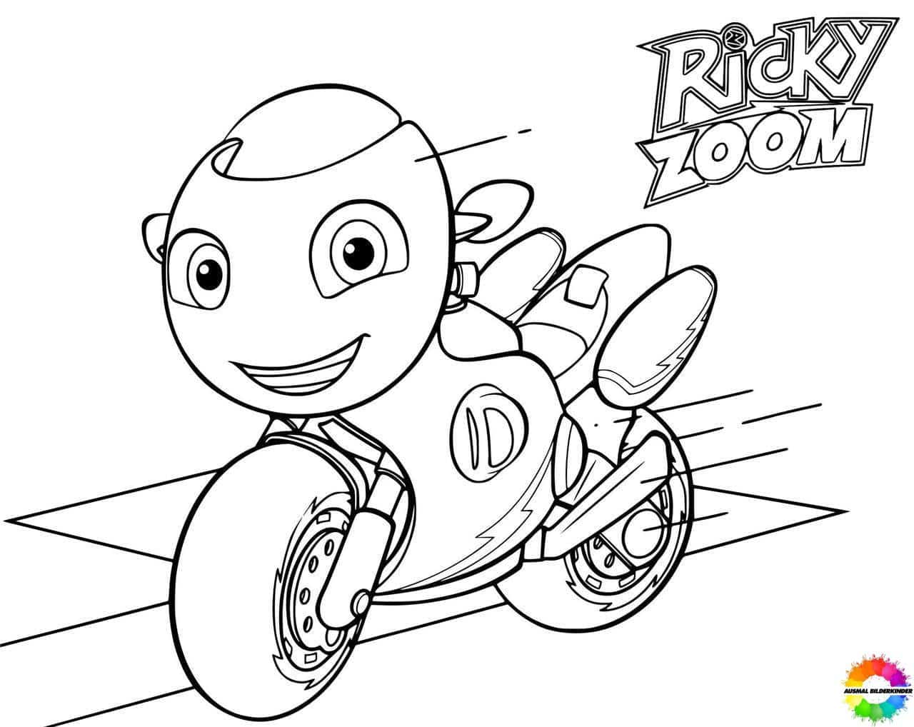 zoom zoom coloring pages