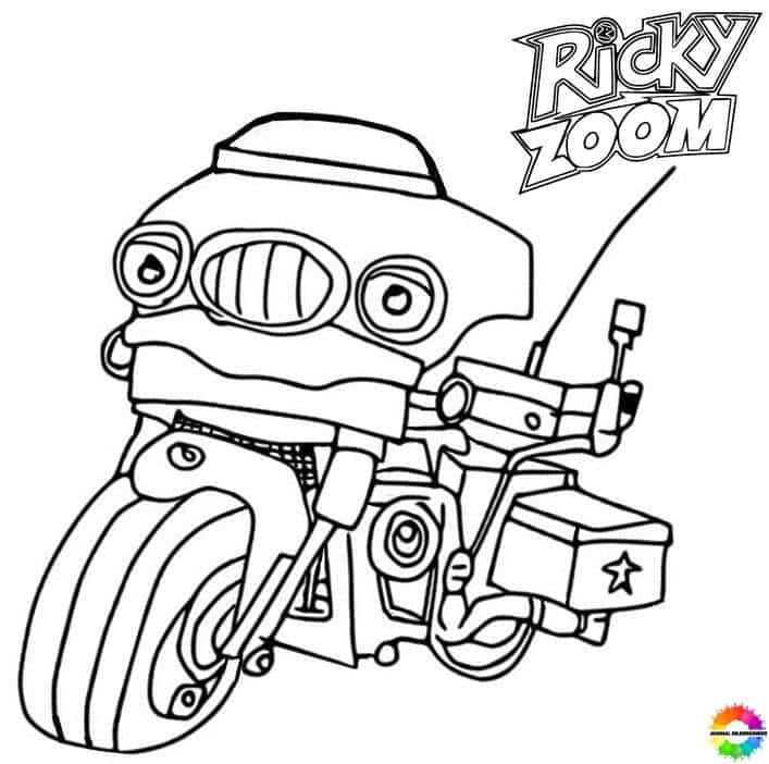 zoom zoom coloring pages