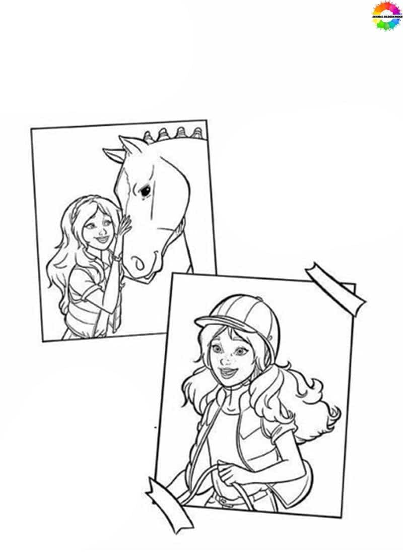 Horse Club coloring pages to print free free