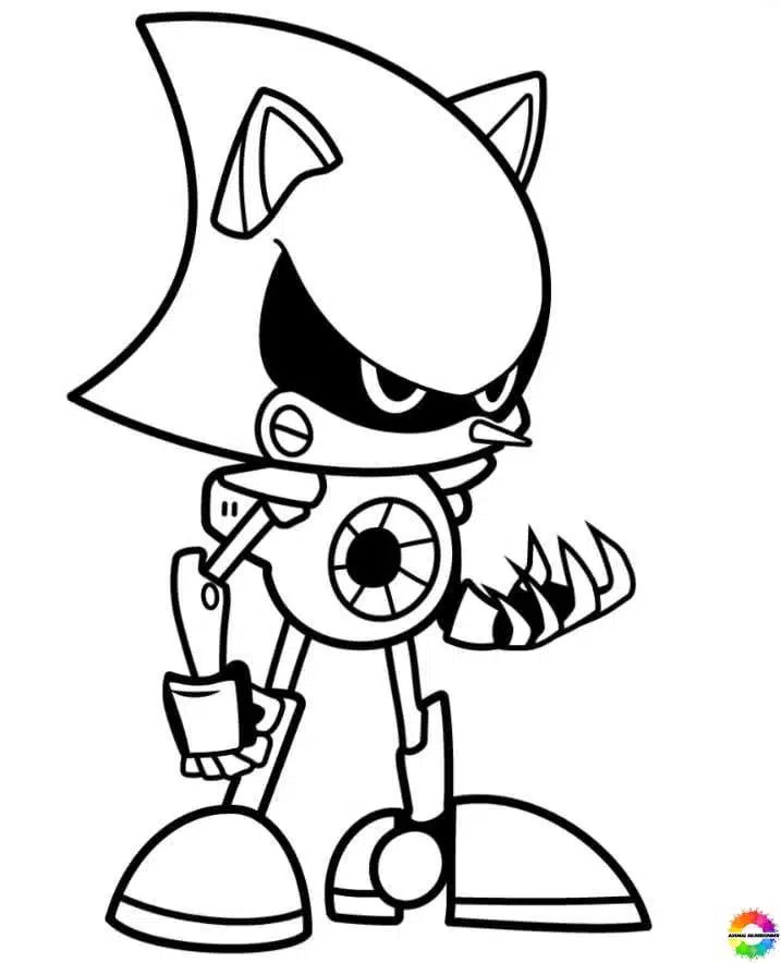 Latest Metal Sonic coloring pages - Free collection