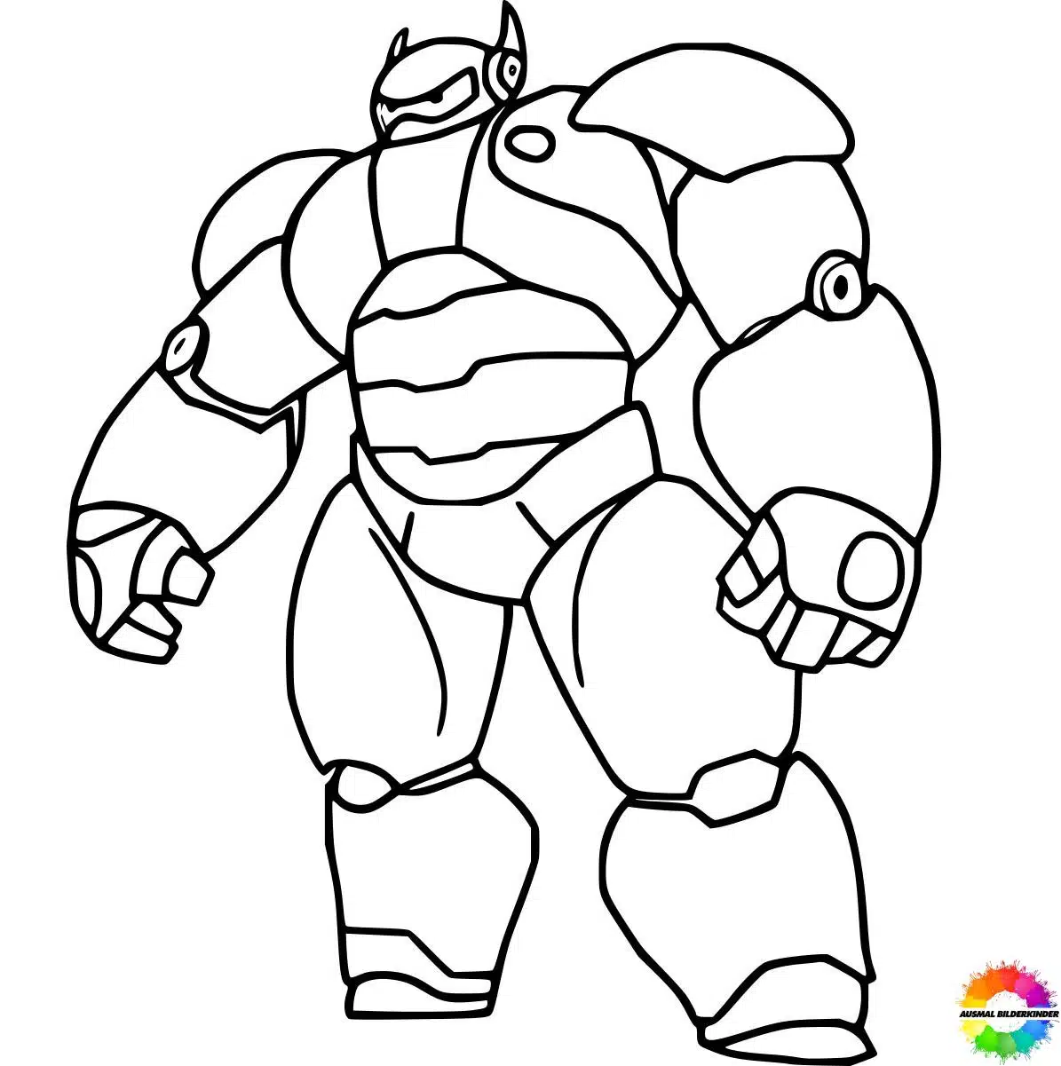 Big Hero 6 coloring pages free printable for kids