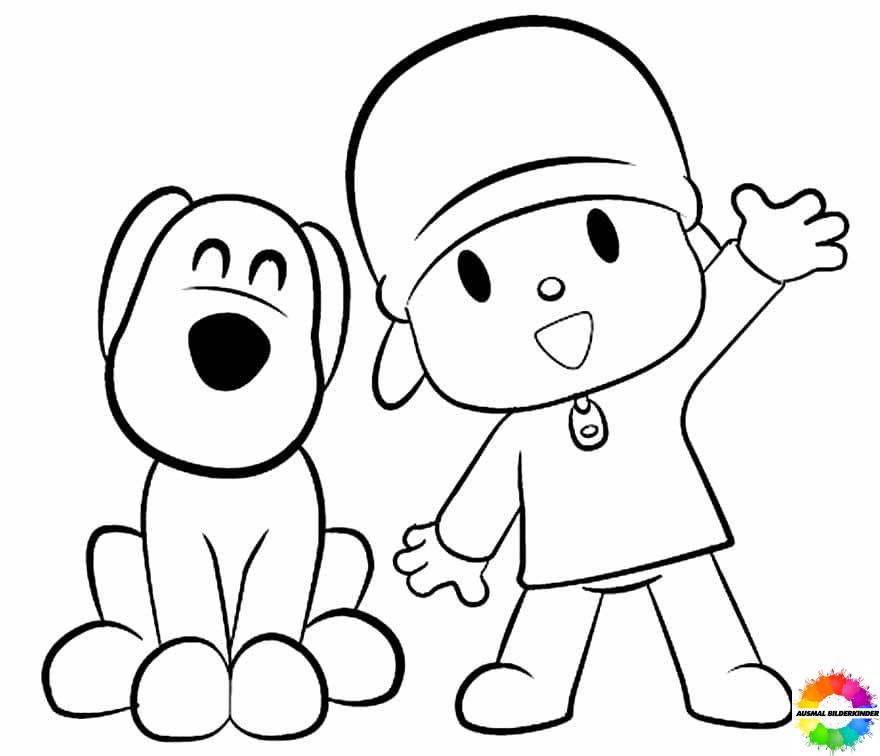 Pocoyo coloring pages - Free online printables