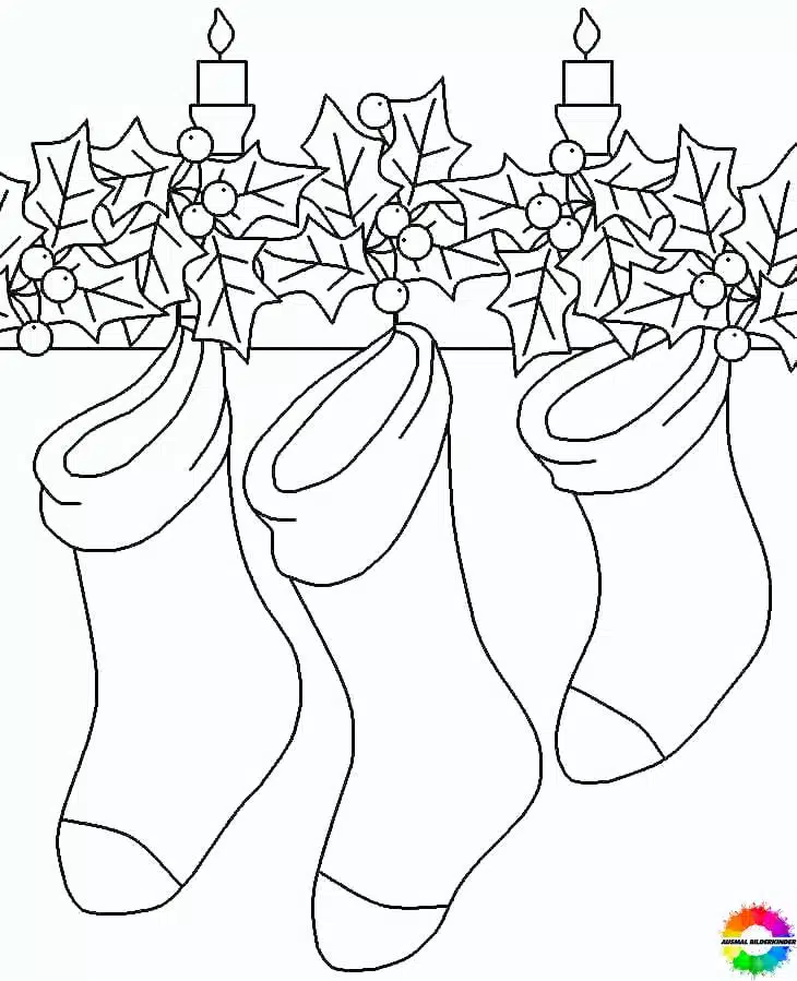 Weihnachten Socken 12