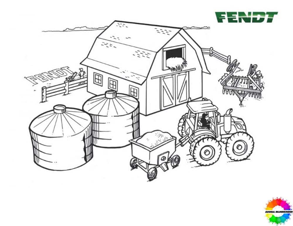 Fendt coloring pages free - Complete collection