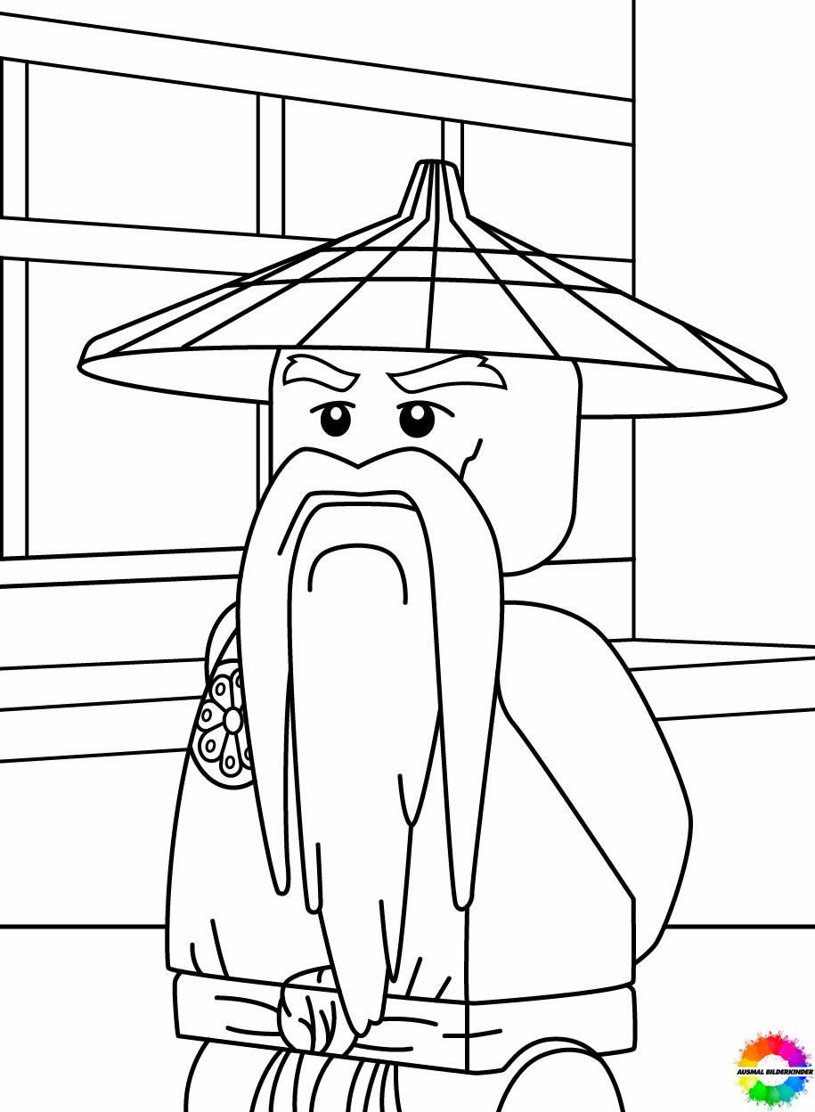  Lego Ninjago ausmalbilder kostenlos für kinder drucken Motiv 