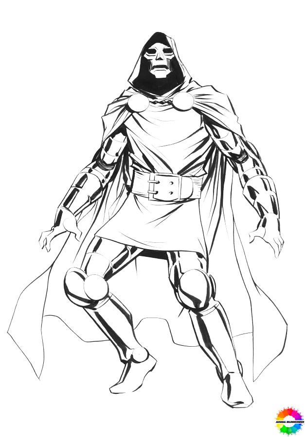 Doctor Doom coloring pages free to download