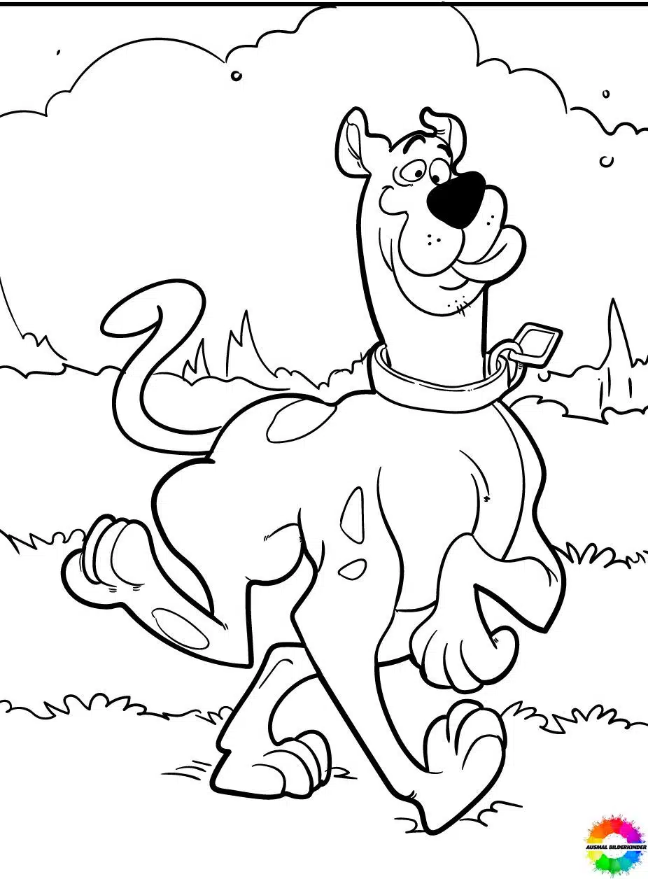 Scooby Doo coloring pages to color - Adventure now