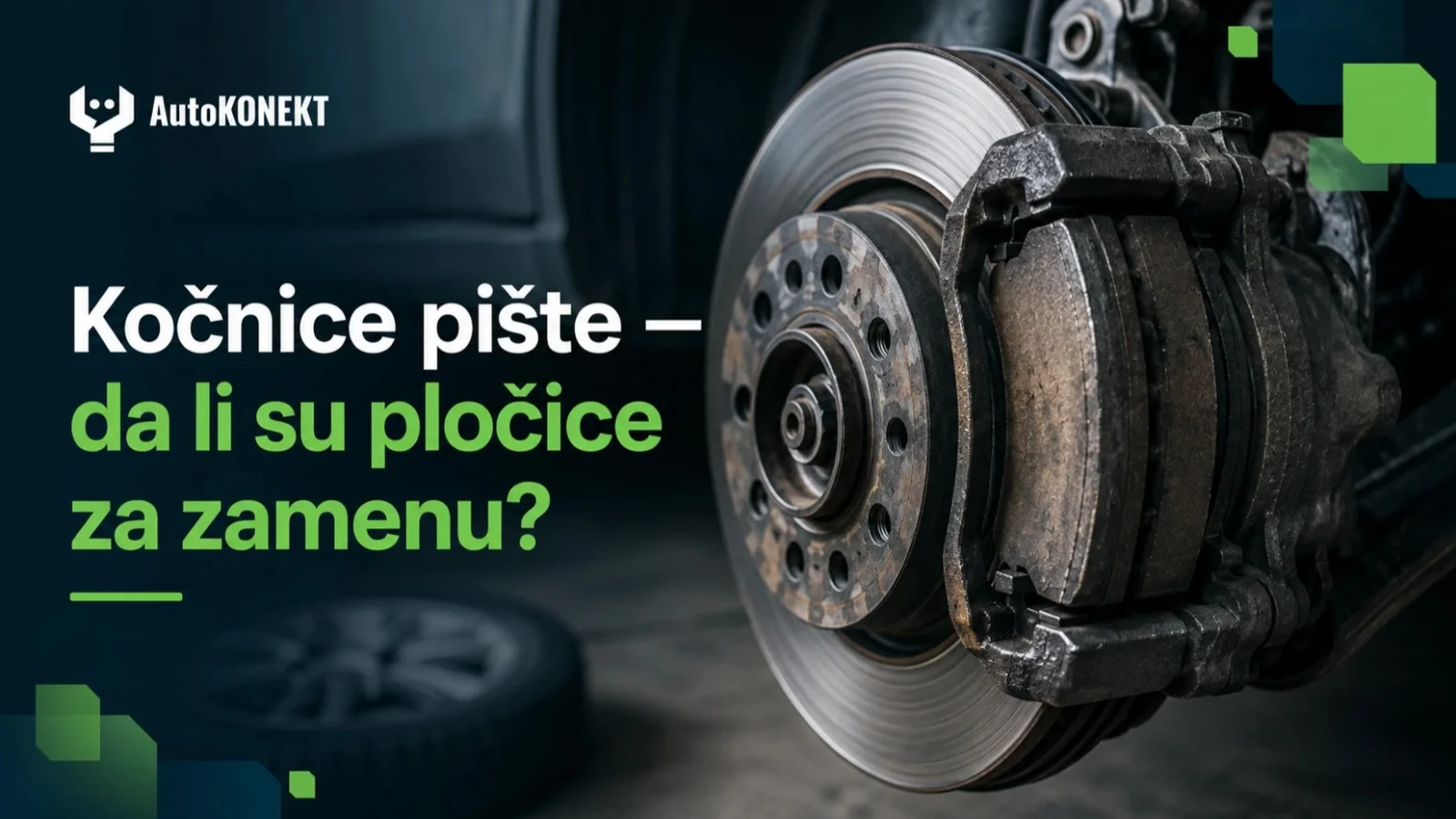 Kočnice pište — da li su pločice za zamenu? - Slika 1