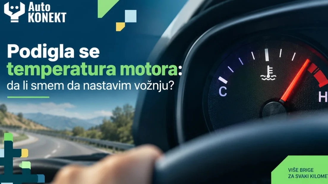 Podigla se temperatura motora: da li smem da nastavim vožnju? - Slika 1