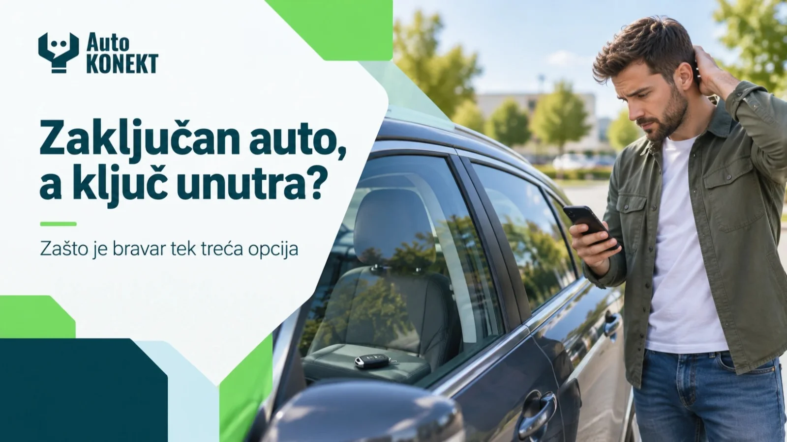 Zaključan auto, a ključ unutra: zašto je bravar tek treća opcija - Slika 1