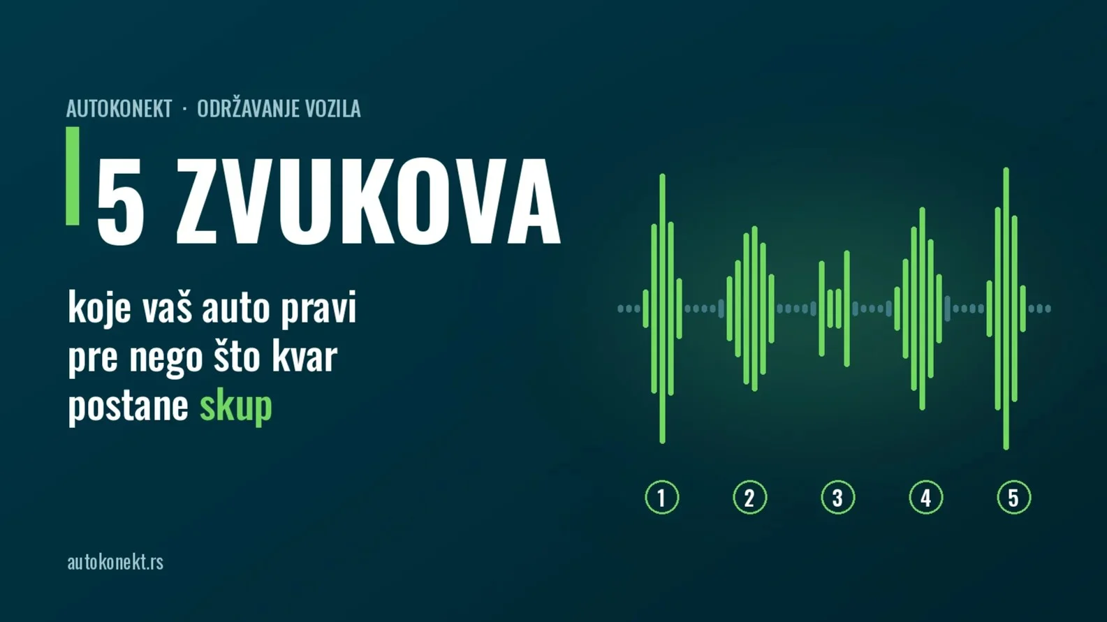 5 zvukova koje vaš automobil pravi pre nego što kvar postane skup - Slika 1