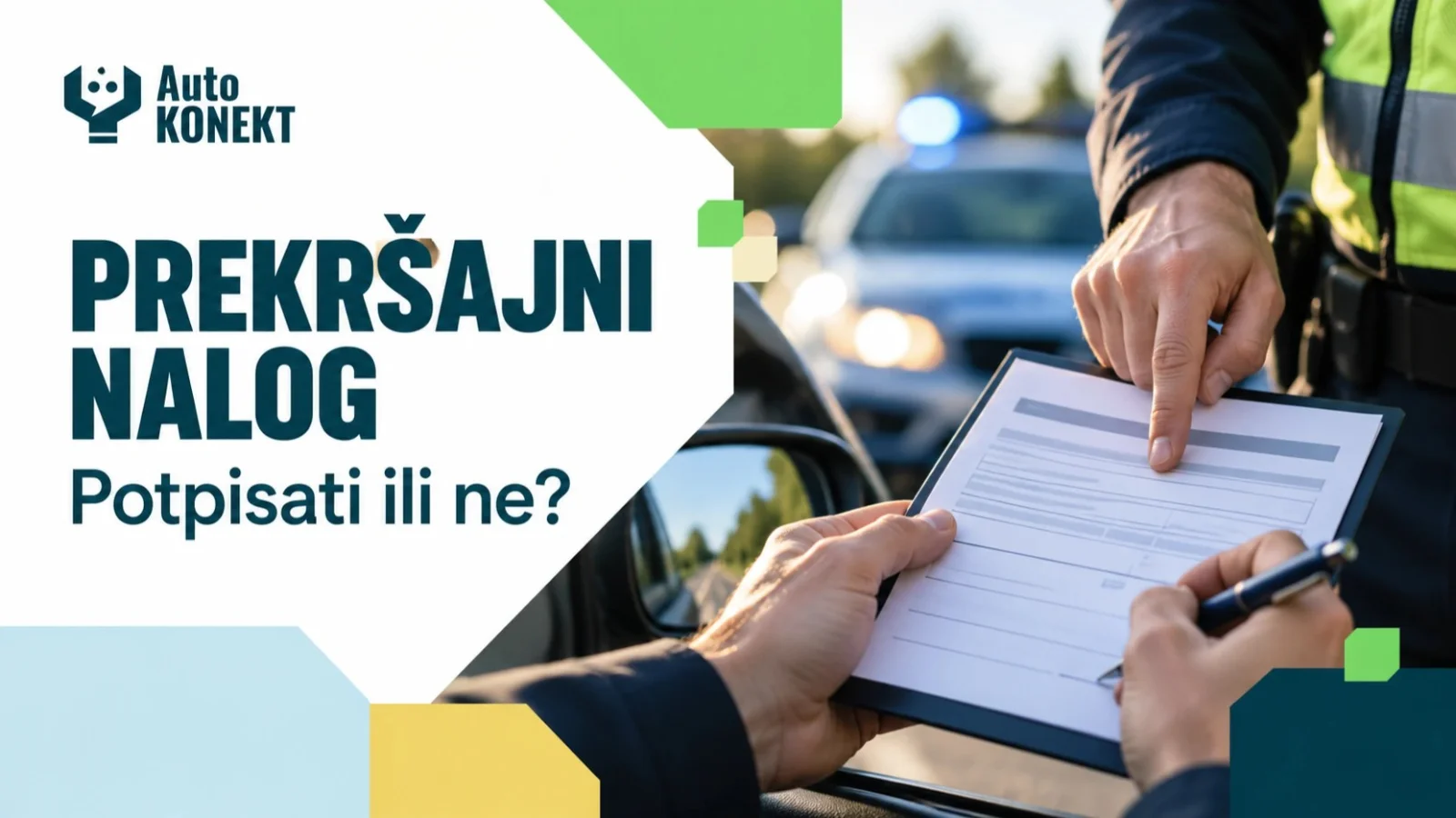 Prekršajni nalog: potpisati ili ne? Šta potpis zaista znači i kada napomena ima smisla - Slika 1