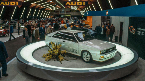 Thumb quattro   debut at the geneva motor show in march 1980